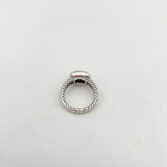 David Yurman Petite Peridot Sterling Silver Ring. Size 4.5 - Picture 8 of 12